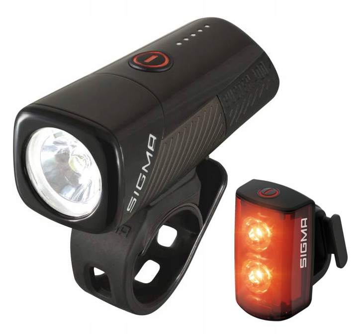 

Zestawy Lampek Latarek Sigma 400LM Usb IPX4 Tył