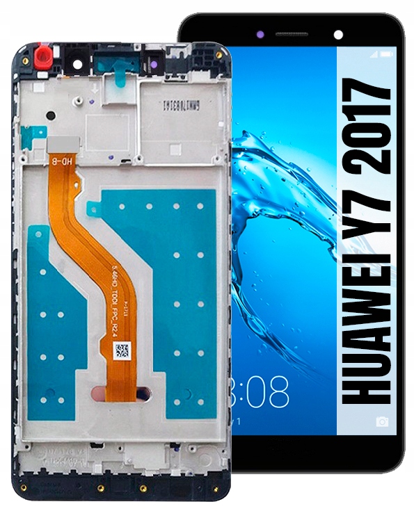 Huawei Y7 2017 LCD displej Displej Rámeček
