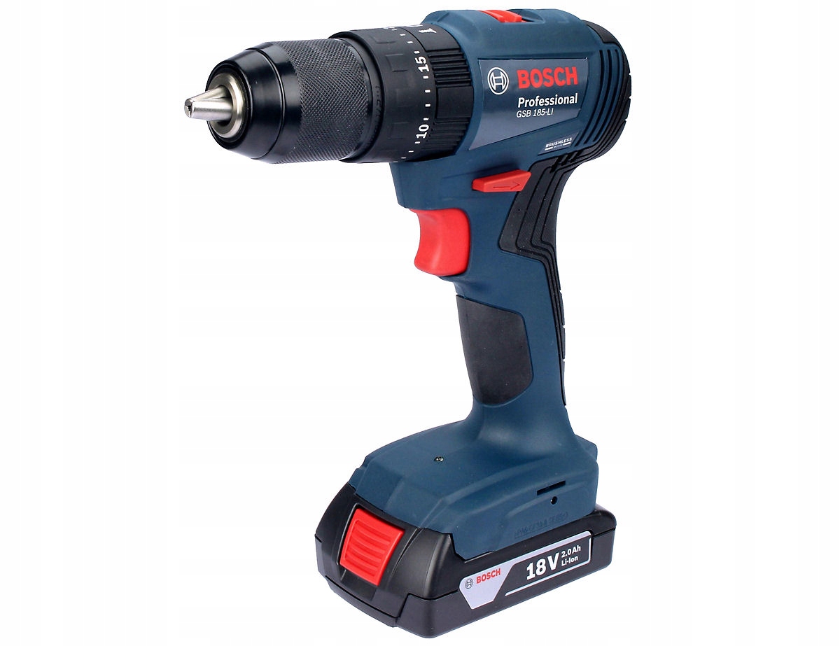 WKRĘTARKA GSB 185-LI BOSCH 2x2,0Ah BEZSZCZOTKOWA Kod producenta 06019K3100