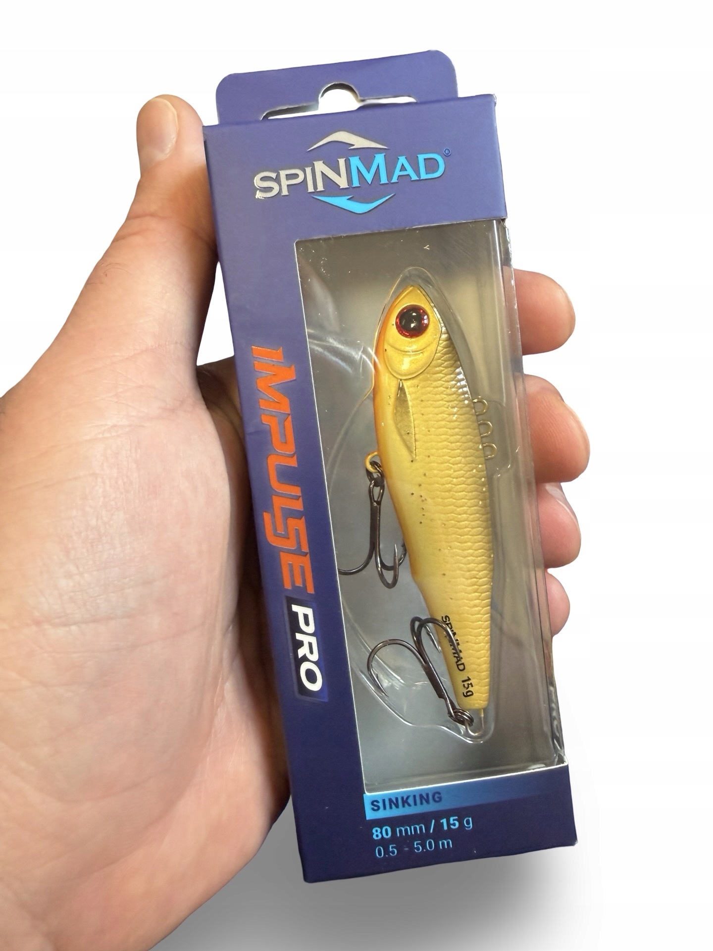 4004 Wobler Wertykalny Cykada SpinMad Impulse Pro 8cm 15g 1szt