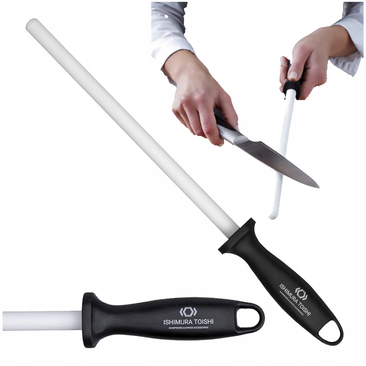 Ishimura Japonský keramický Brousek Ceramic pro ostření nožů 25 cm