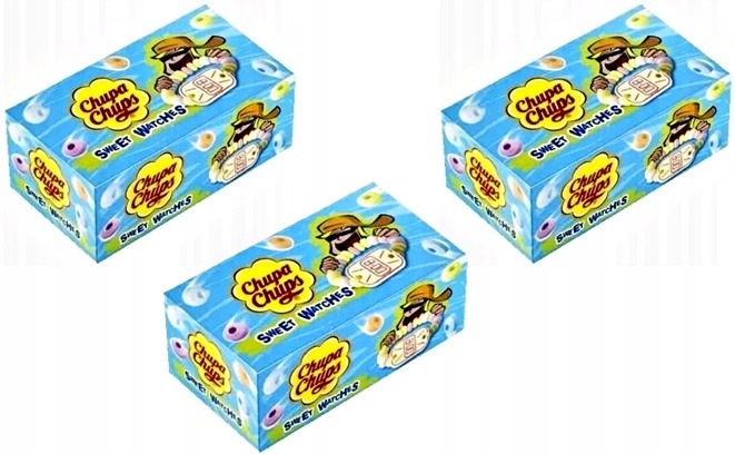Chupa Chups Sweet Watches cukierki pudrowe zegarki 72x14,7g