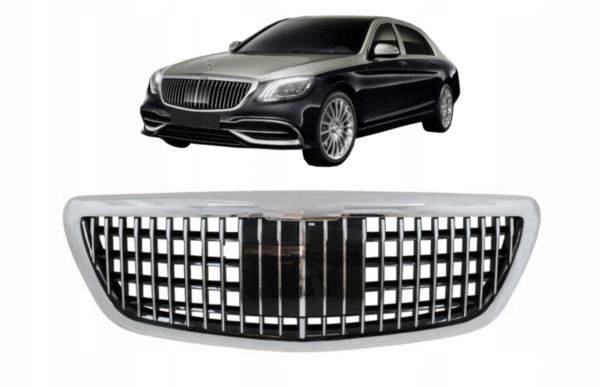 GRILL MERCEDES W222 14- VERTICAL DESIGN CHROME