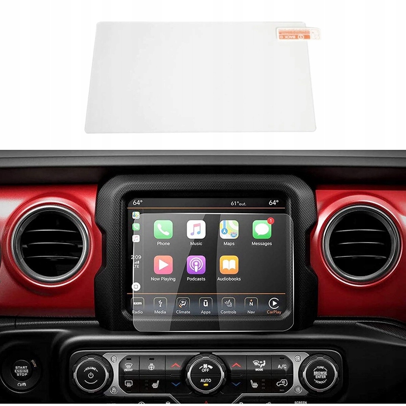 Для Jeep Wrangler JL 2018-2021 навігаційний екран Pr