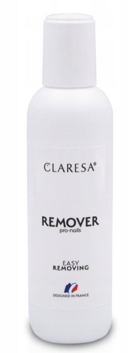 CLARESA REMOVER PRO-NAILS PŁYN do DO USUWANIA LAKIERU HYBRYDOWEGO 100ml Marka Claresa