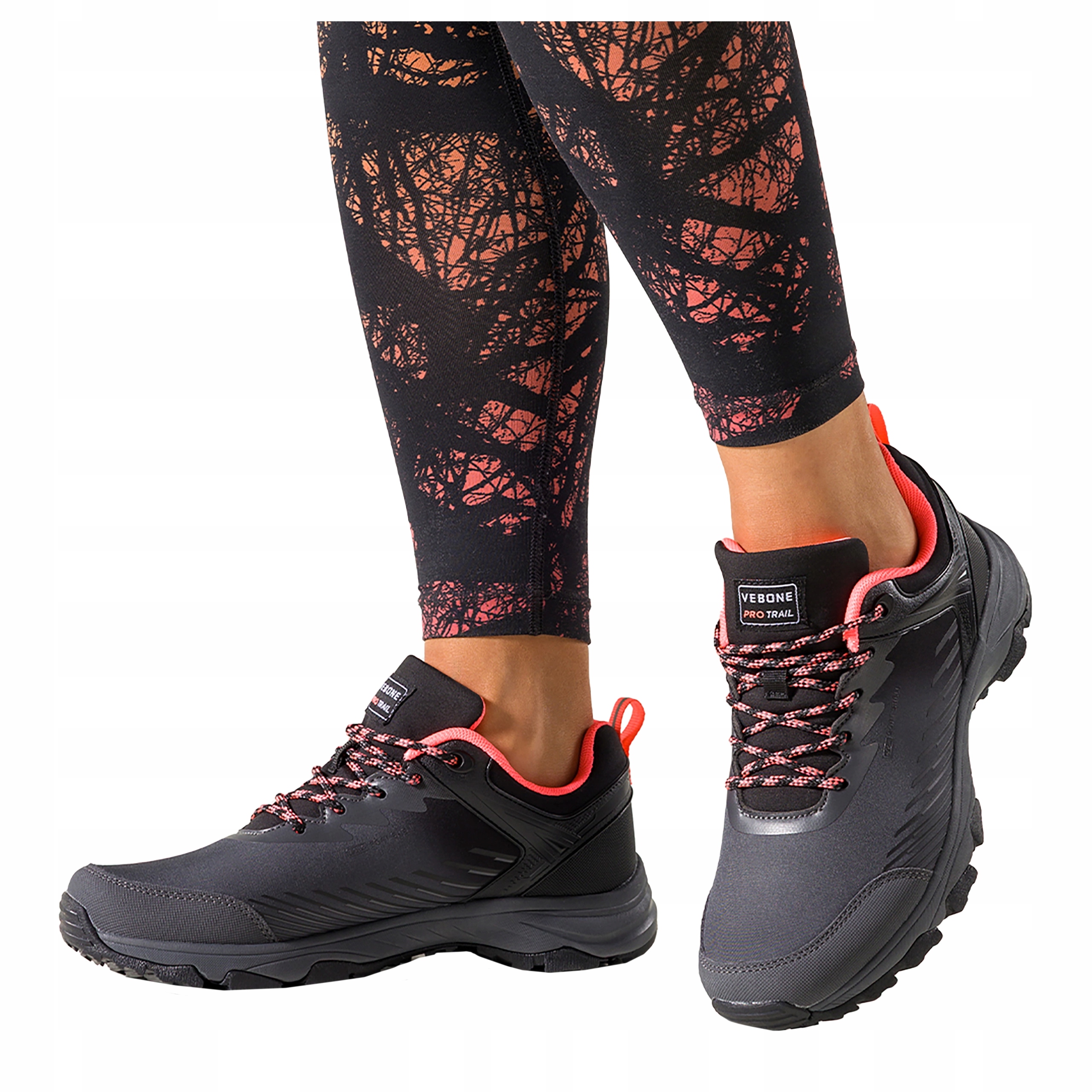 Trekingové Boty Černé Dámské Sportovní Šněrovací Pohodlné Softshell vel. 40