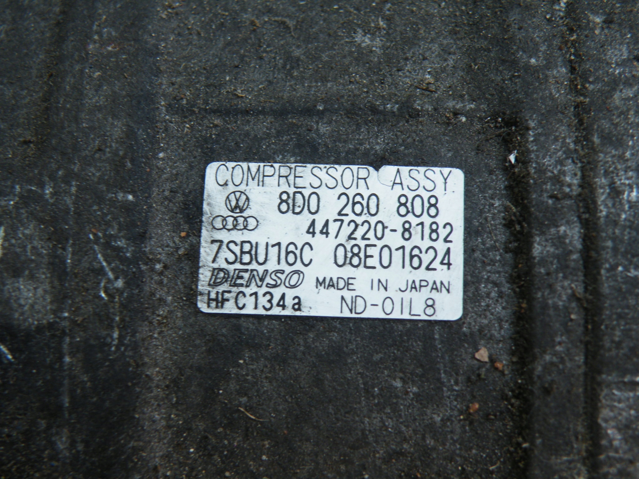 vw PASSAT B5 FL 1.9 tdi компрессор кондиционера