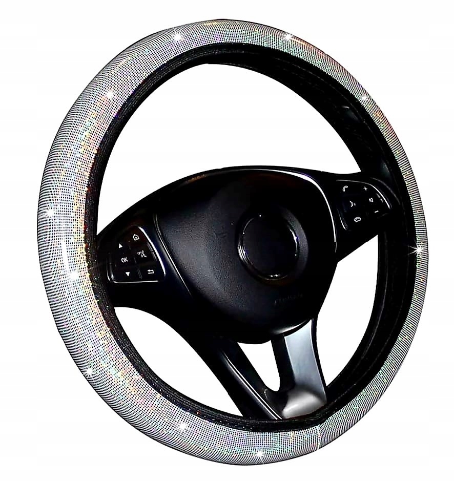 

Nakładka Na Kierownicę Bling Bling Wersja 2 Srebro