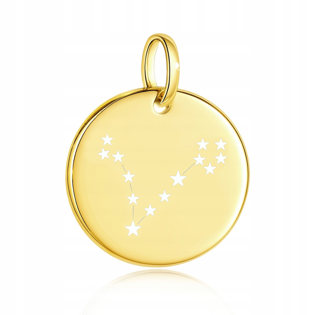 Zlatý přívěsek Ryby Souhvězdí Znamení Zvěrokruhu Au585