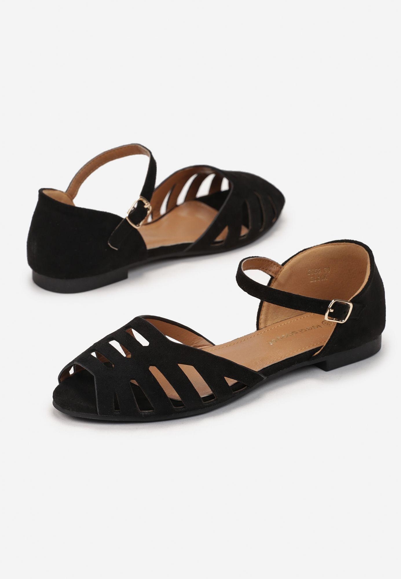

Renee Czarne Sandały damskie 40 Casual