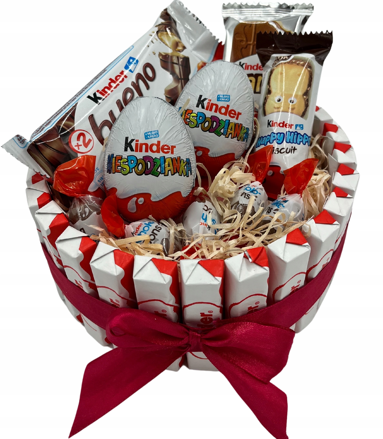 Levně Dort Kinder Dárek k narozeninám, sladkosti Kinder Sada Box Den žen