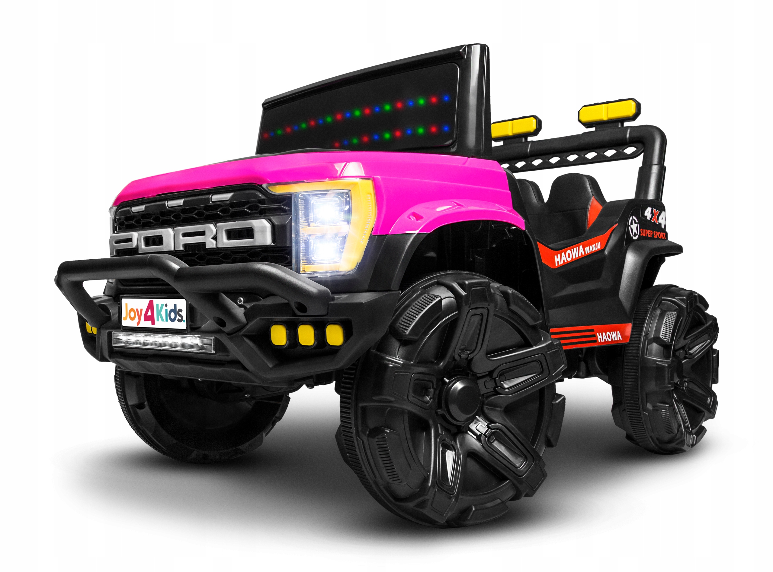 Mocny Utv Quad 4X4 na akumulator LED-y Pilot szeroka kanapa skóra