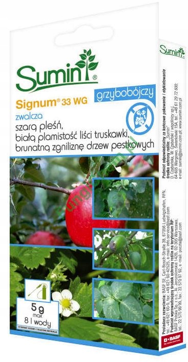 

Signum 5g Czerń Krzyżowych Pleśnie Rdze Opadzin