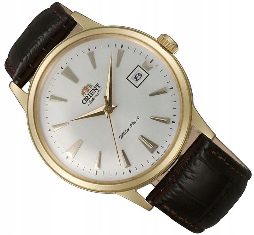 Elegantní Pánské Hodinky Orient FAC00003W0 Bambino II Retro Automat Na Opasku