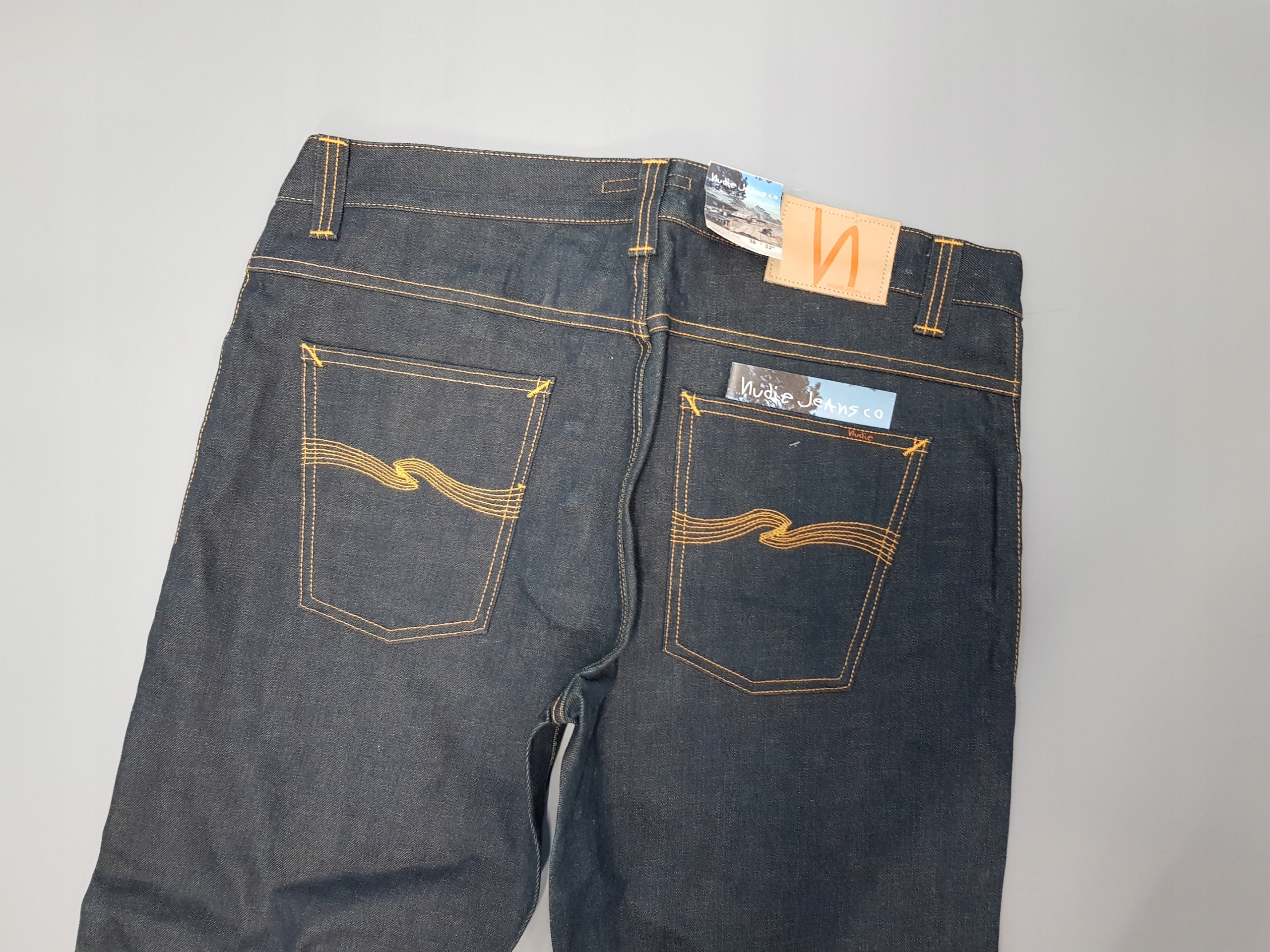 NUDIE Jeans Regular Ralf spodnie jeansy NOWE 36/32 pas 94 Model Regular Ralf