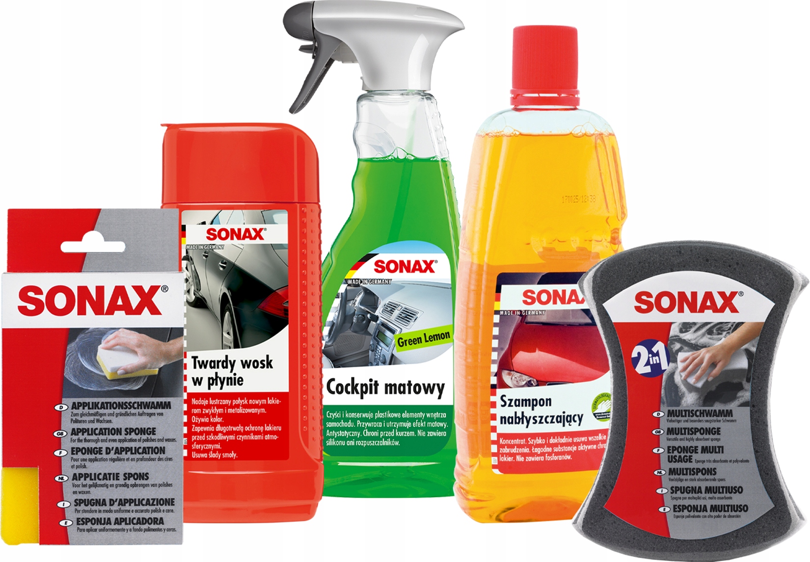 

Sonax Oszczędny Zestaw Kosmetyków Samochodowych