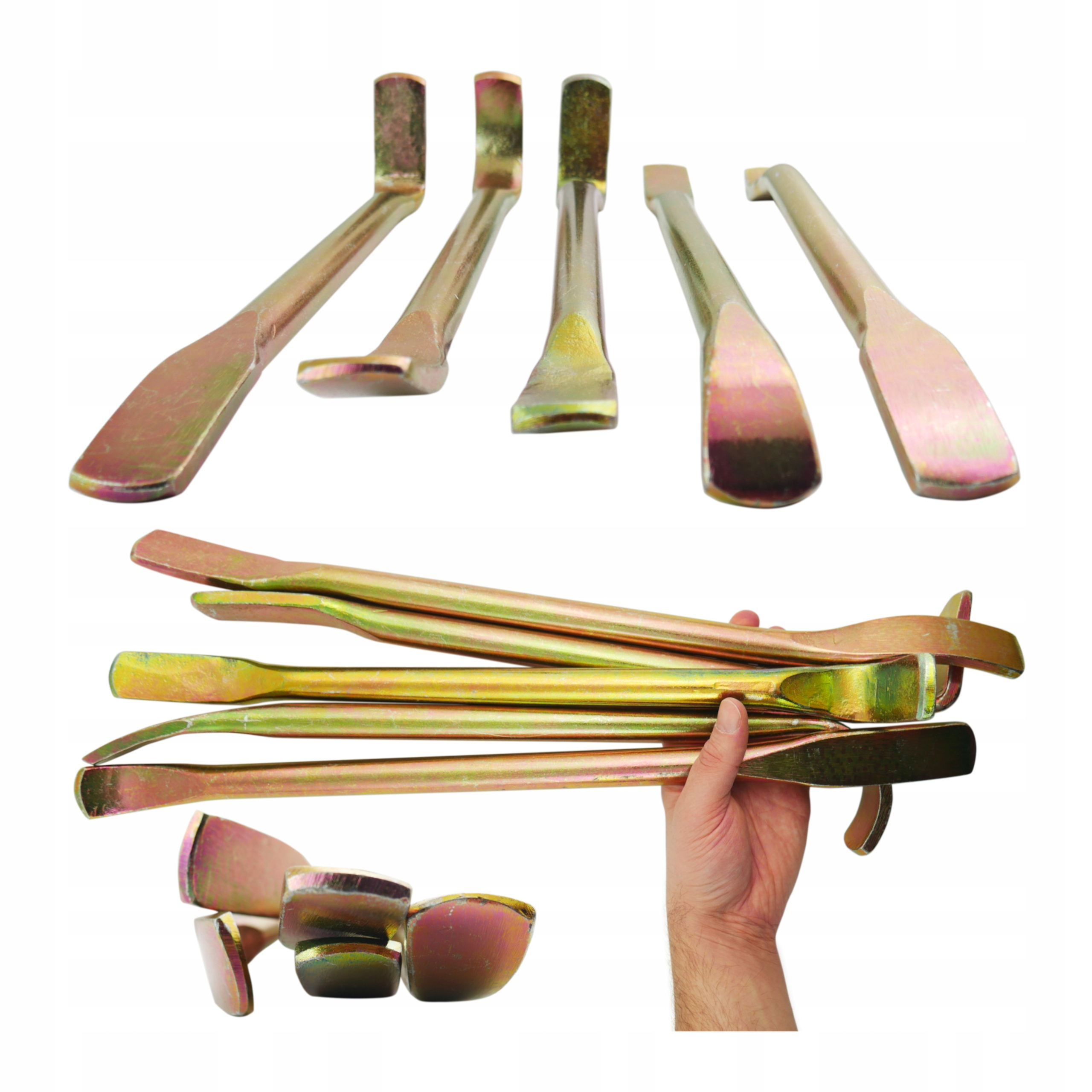 Sada plechových lyžíc Dlhá na opravu Karosérie na tvarovanie 5ks