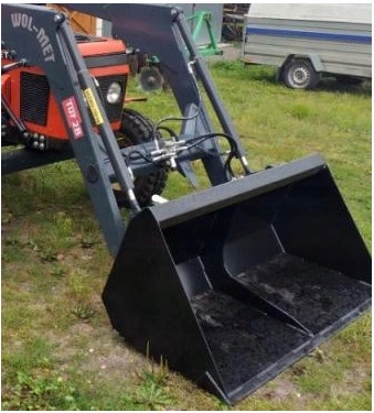 12 - Совок сыпучих материалов ложка 1,2 м WOL-MET euro