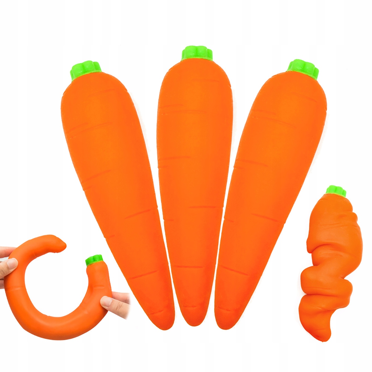 GNIOTEK MARCHEWKA PIASKOWA ANTYSTRESOWA SENSORYCZNA WARZYWA PRANK ŻART Stan opakowania oryginalne