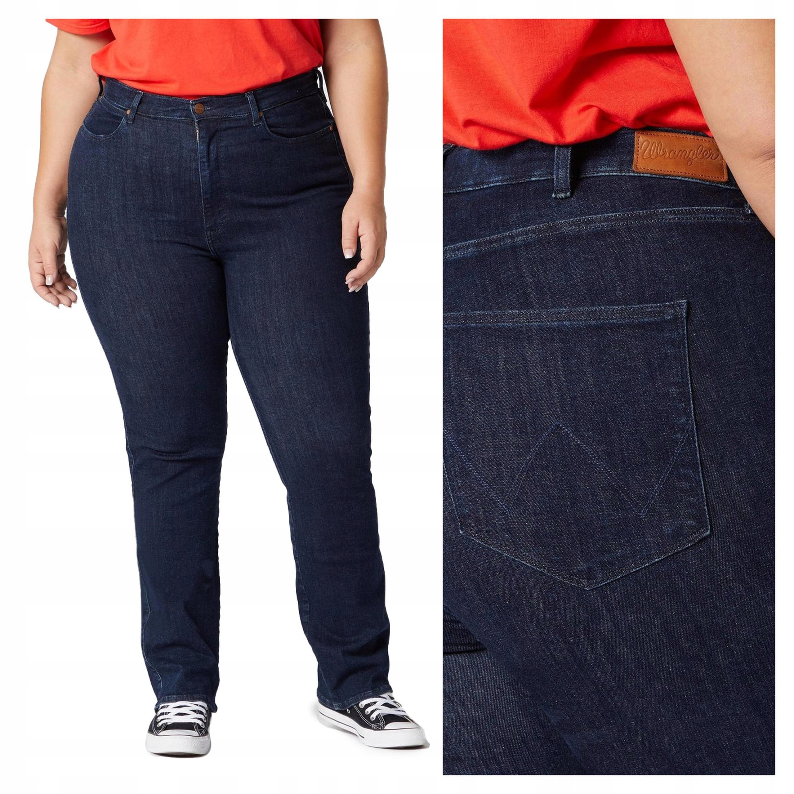 Dámské džínové kalhoty Wrangler Straight Plus 28/32