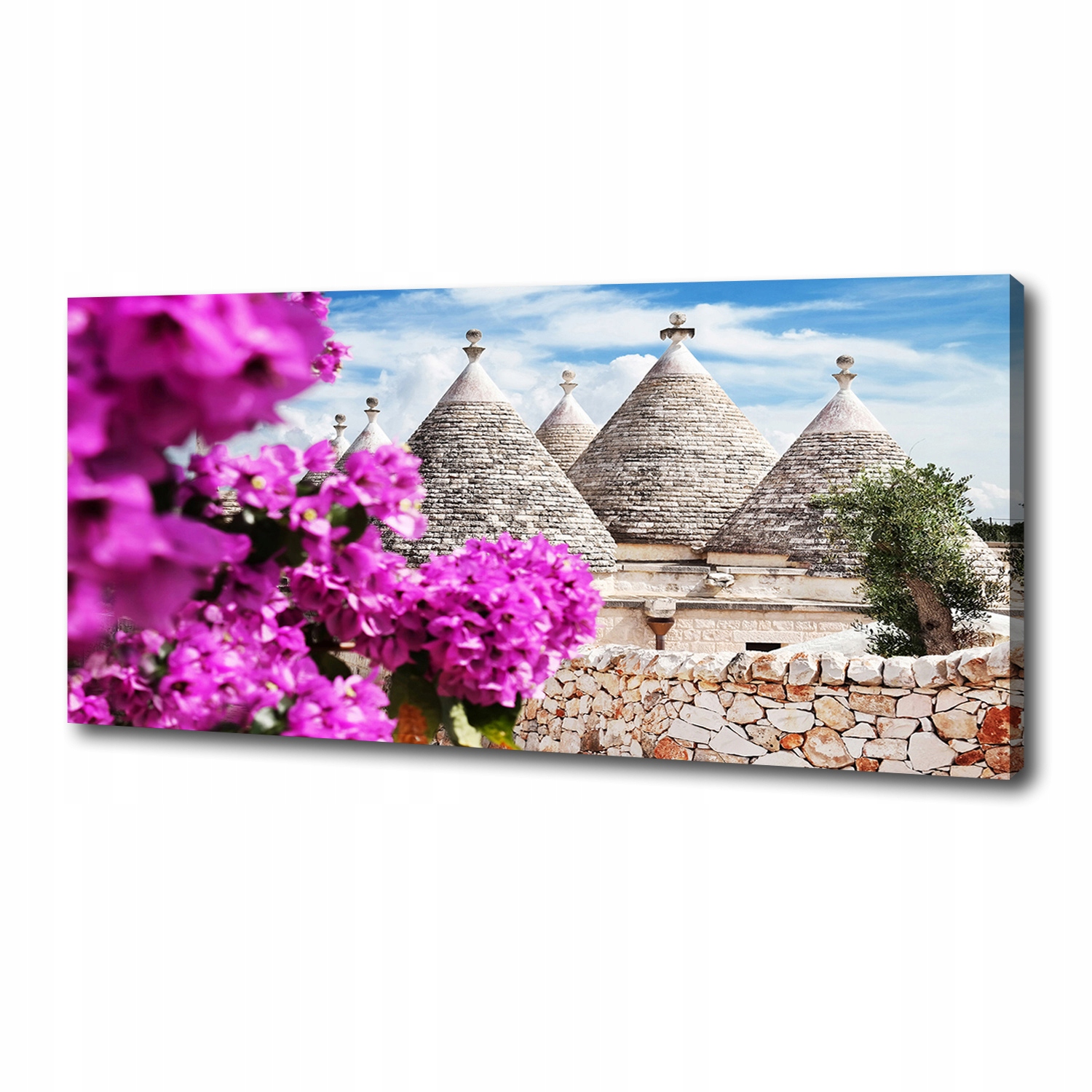 

Foto obraz canvas na ścianę Domy trulli 125x50 cm