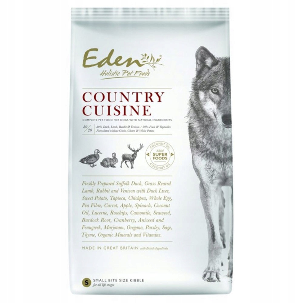 Levně Eden Country Cuisine Kačenka Jehněčí Králík A Zvěřina S 2 kg Malá Plemena