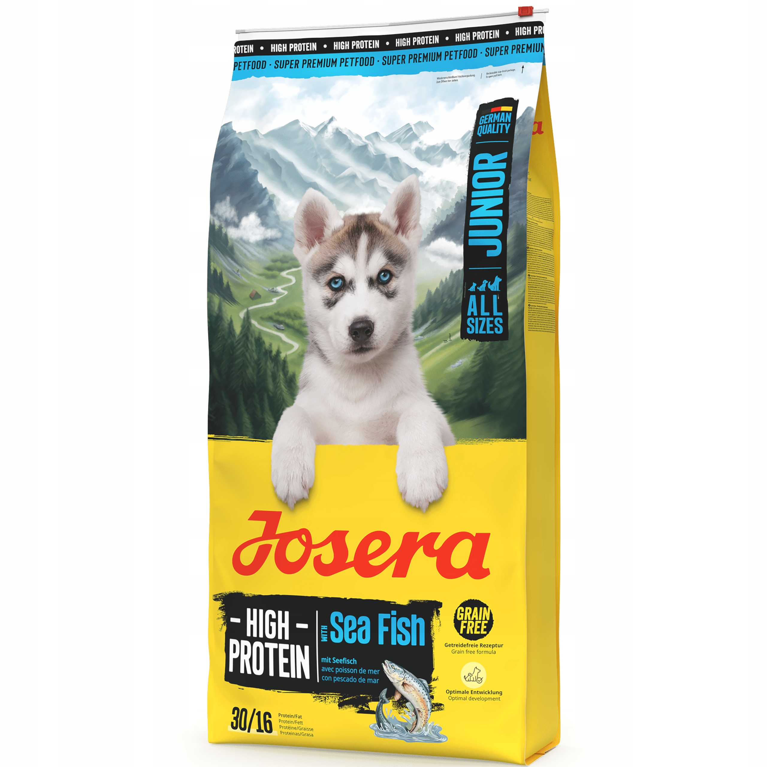 Levně Josera High Protein Junior Sea Fish 12,5 kg