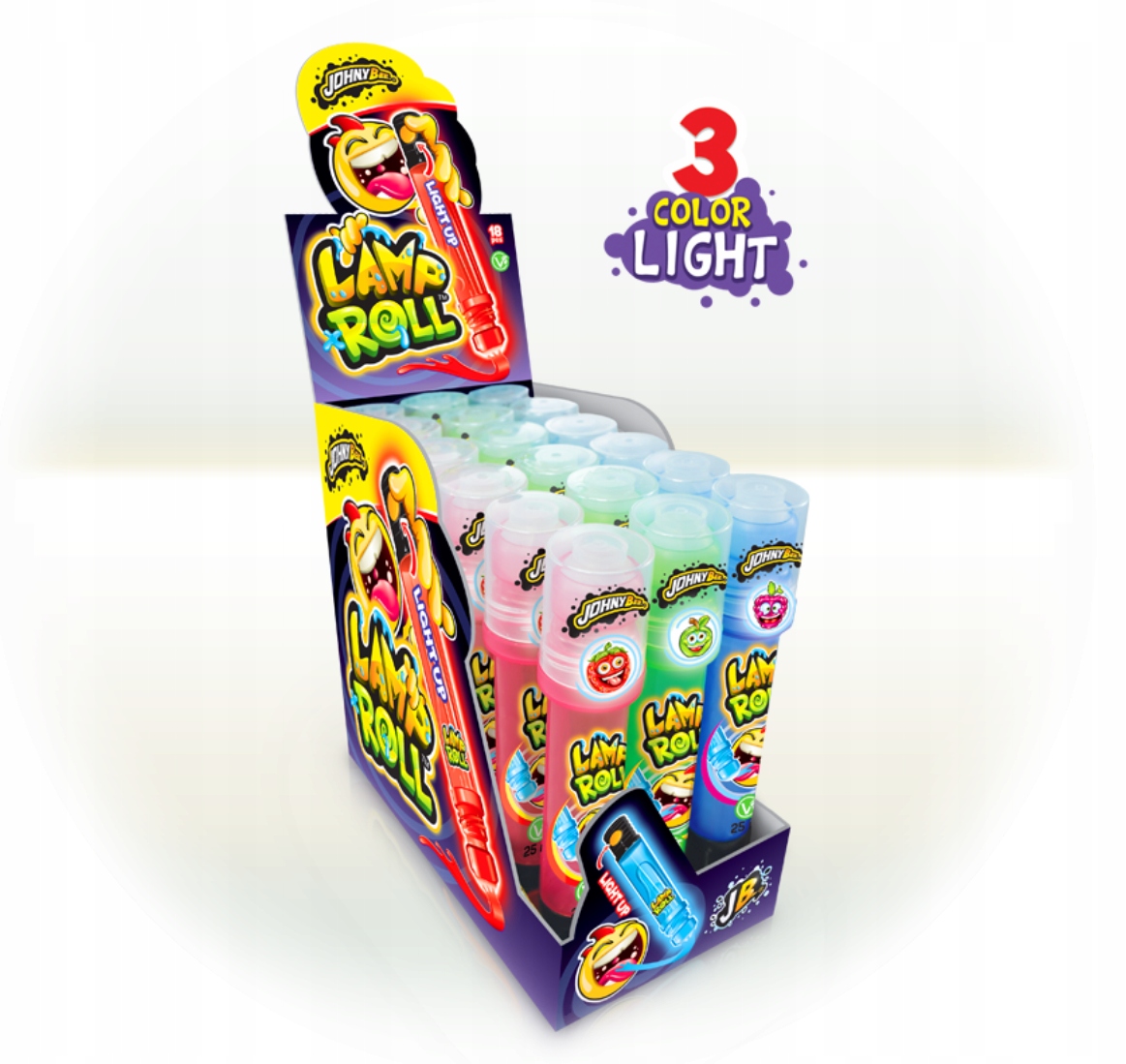 Levně Lampa Roll Color Light Johny Bee 18 kusů