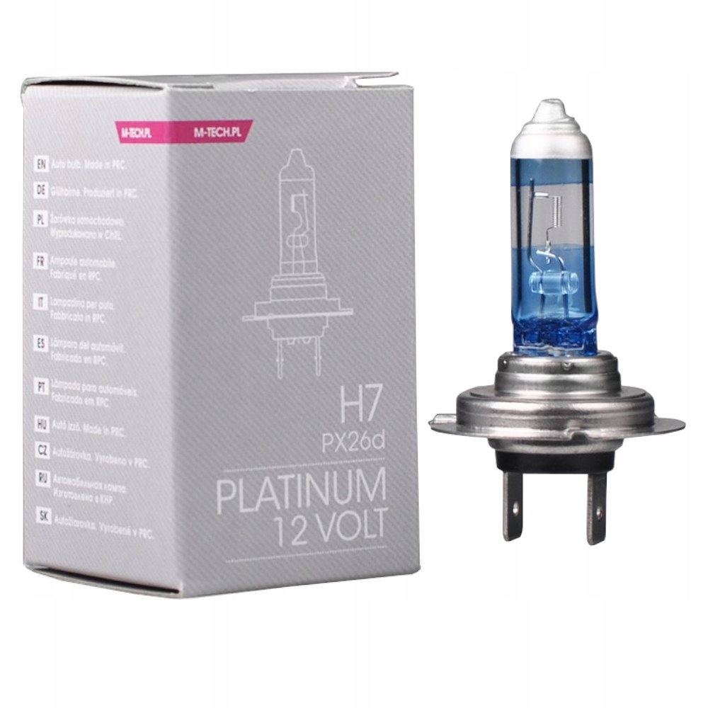 

H7 Żarówka 12V 55W Platinum 130% Homologacja