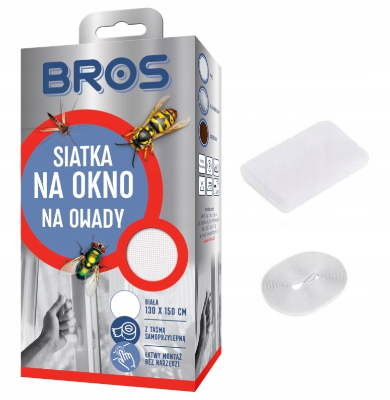

Bros Siatka Na Okno Moskitiera 130X150 Komary