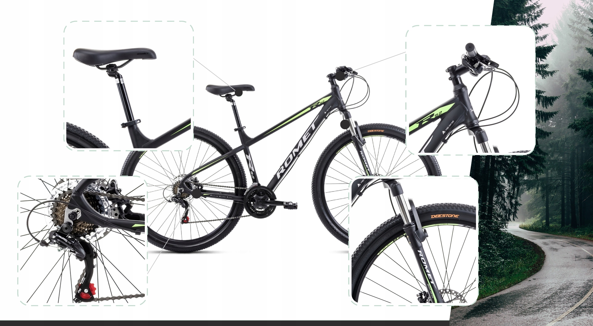 ROWER GÓRSKI MTB 29 ROMET RAMBLER R9.2 SHIMANO M 17" AKCESORIA GRATIS EAN (GTIN) 5904803176403