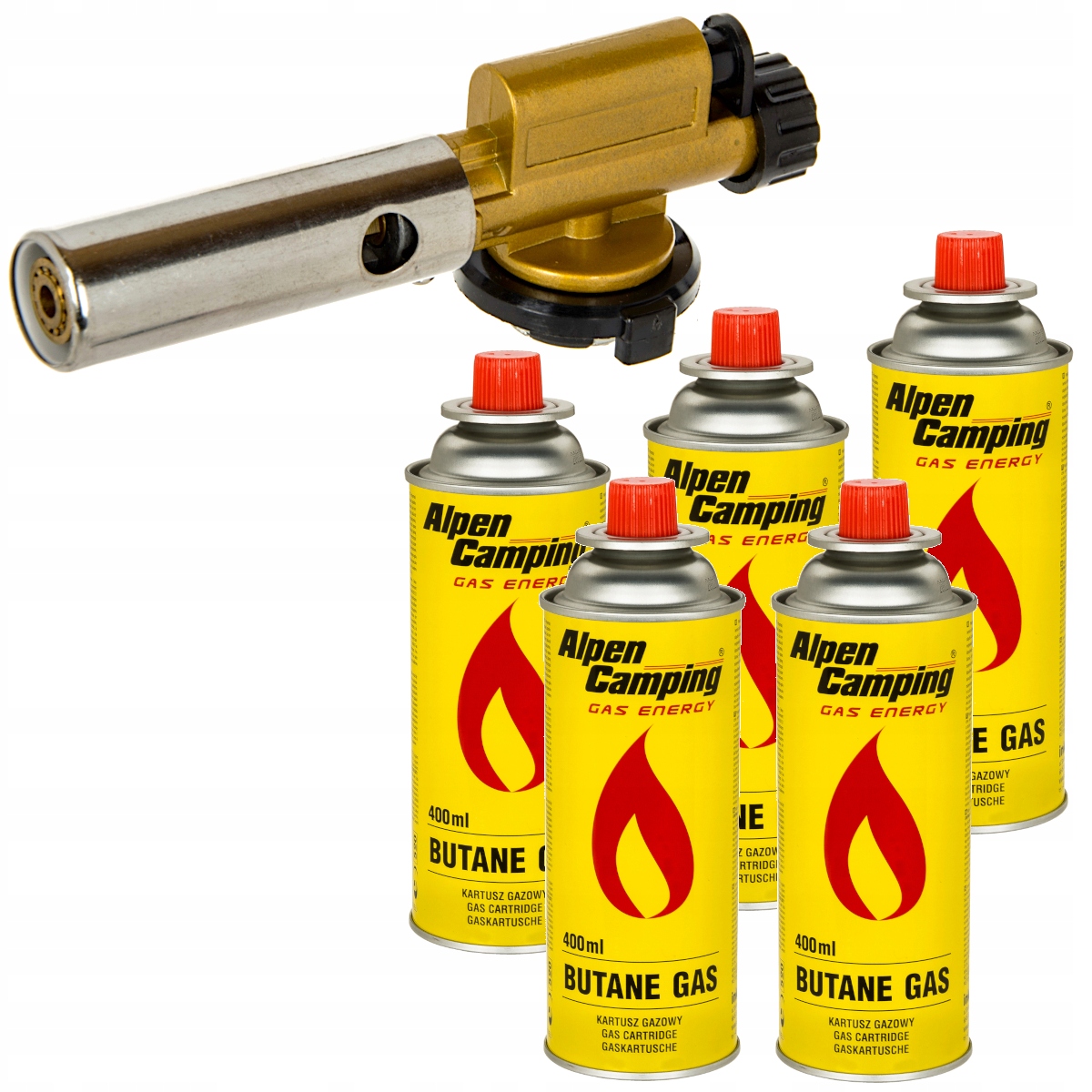 

Palnik Gazowy Żeliwny Lutlampa 1300C Gaz But x5