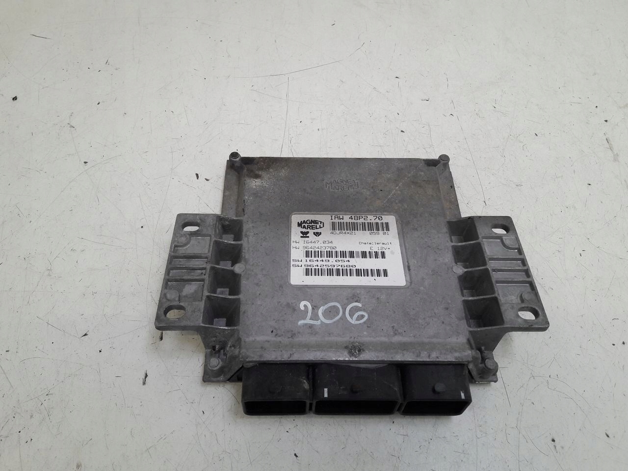 Centralina computer Motore Peugeot 206 1,4 8V