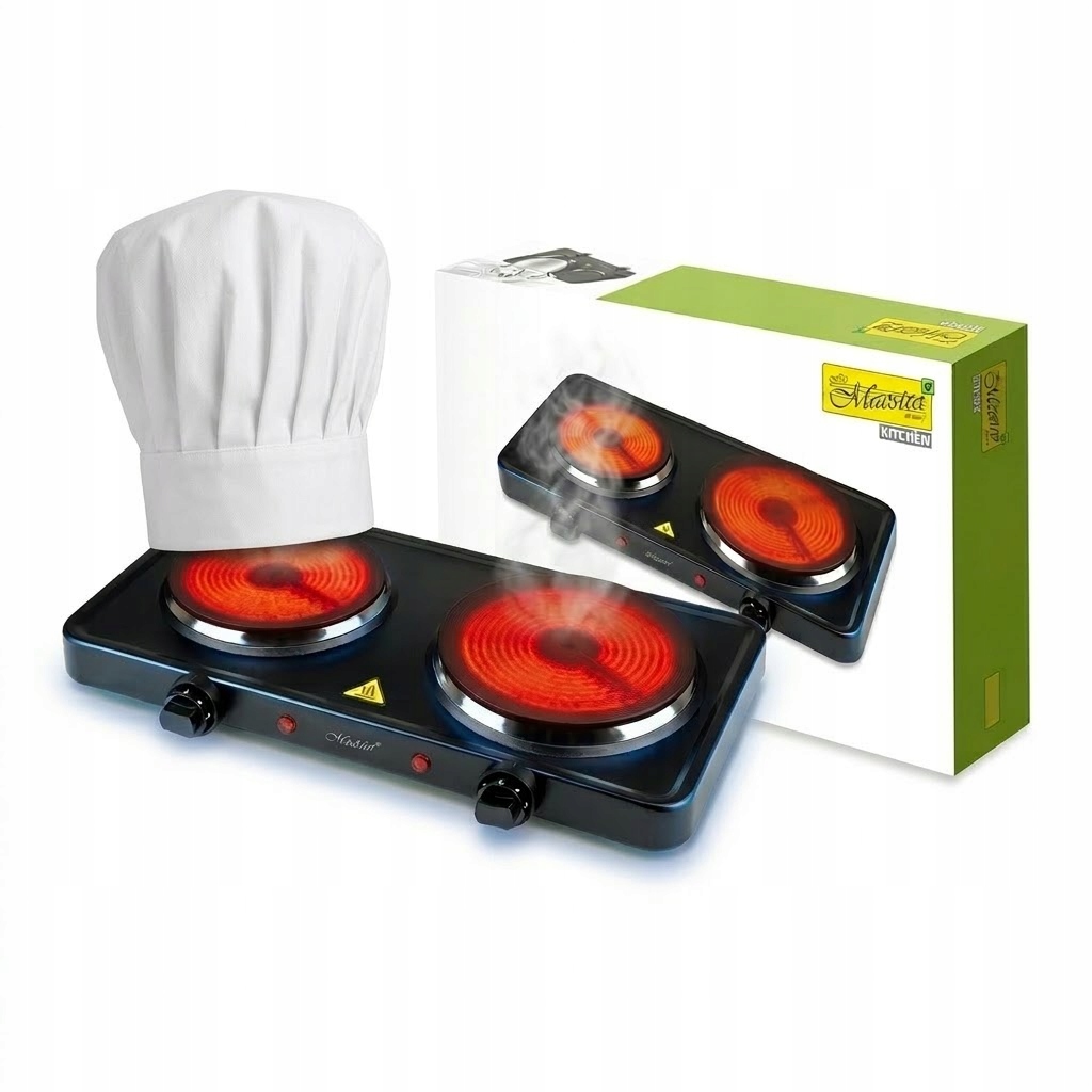 Kuchenka Elektryczna Dwupalnikowa 2500W Żeliwna MR-772-2, 2 Palniki