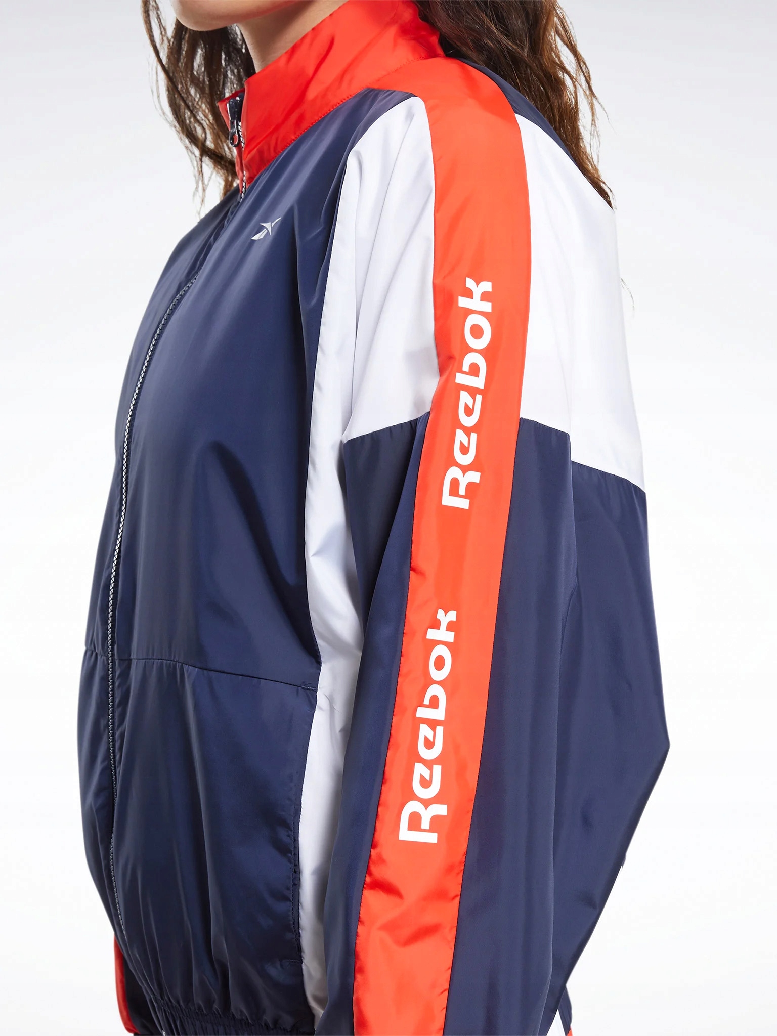 Kurtka do biegania REEBOK Training Woven Linear Logo Jacket FU219223 Rozmiar S