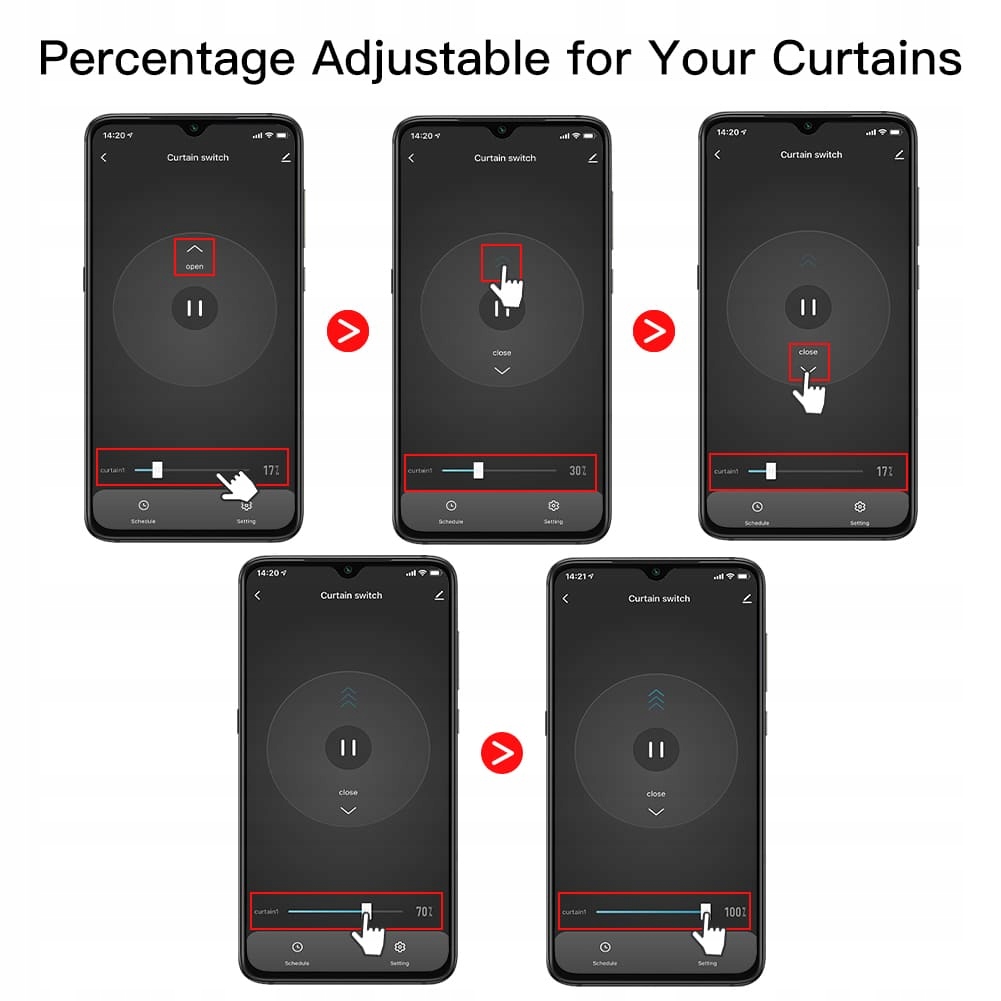 6XZIGBEE TUYA Moduł Przełącznika Do Kurtyn+Pilot Seria ZIGBEE TUYA Moduł Przełącznika