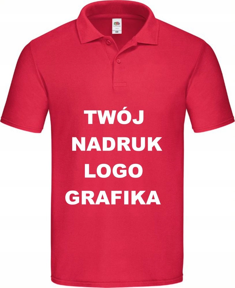 

Koszulka Męska Polo z Własnym Nadrukiem [40] XXXL