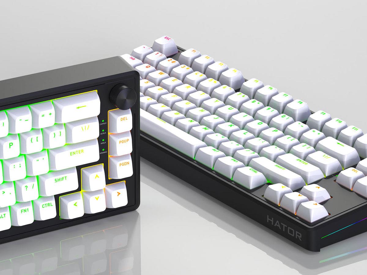 Klawiatura bezprzewodowa Hator Skyfall 65 Mag Ultra 8K black-black