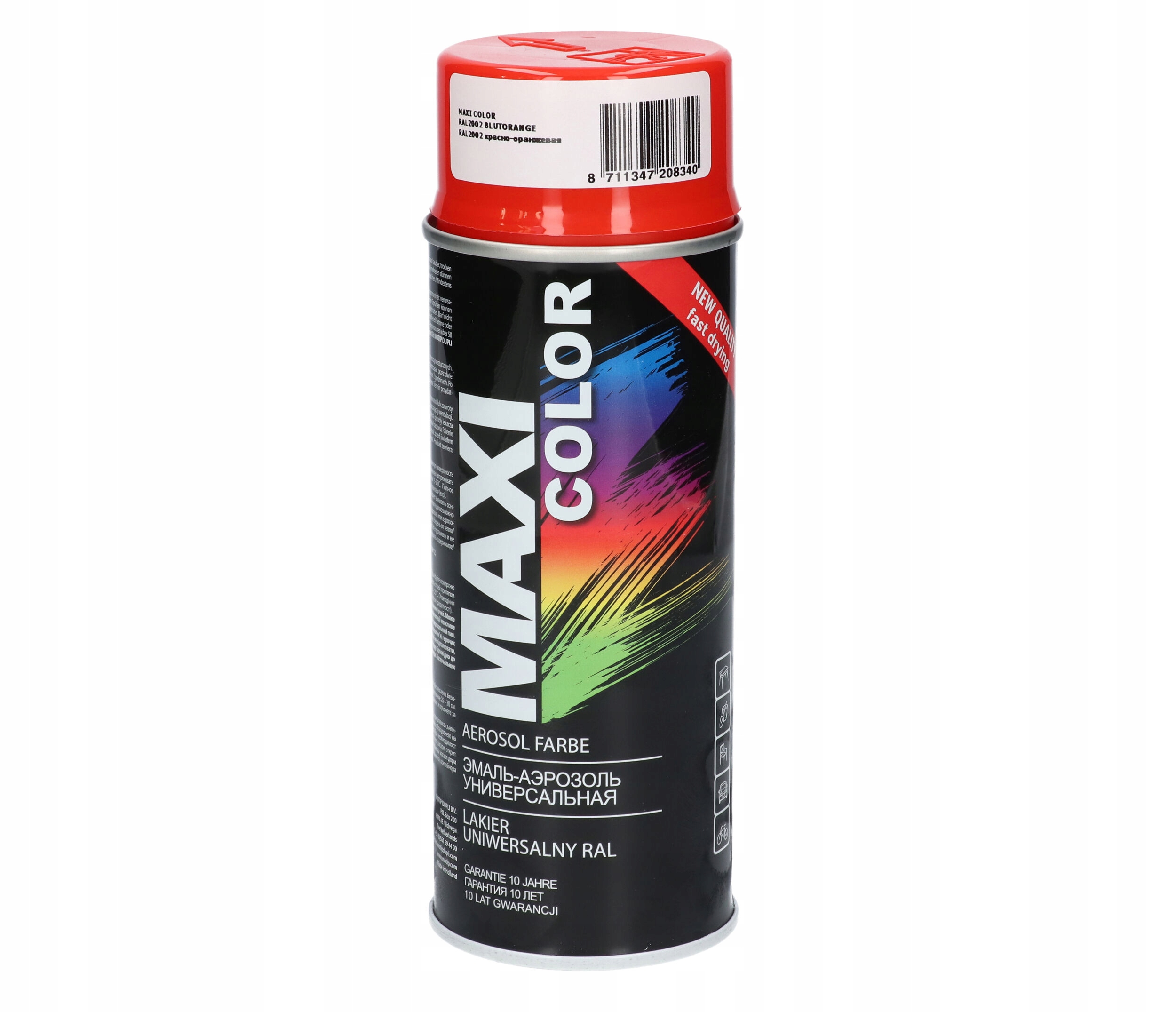 

Maxi Color Ral 2002 Farba Lakier Czerwony Ceglasty