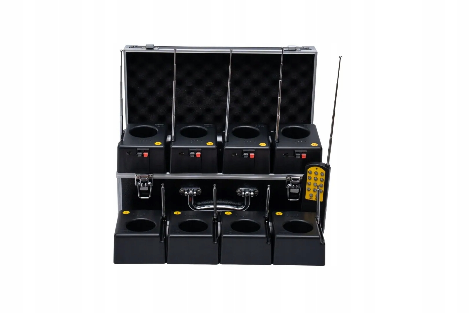 Systém pro dálkové odpalování až 12 fontán jisker Dort, 18-tka, Svatba, Dj