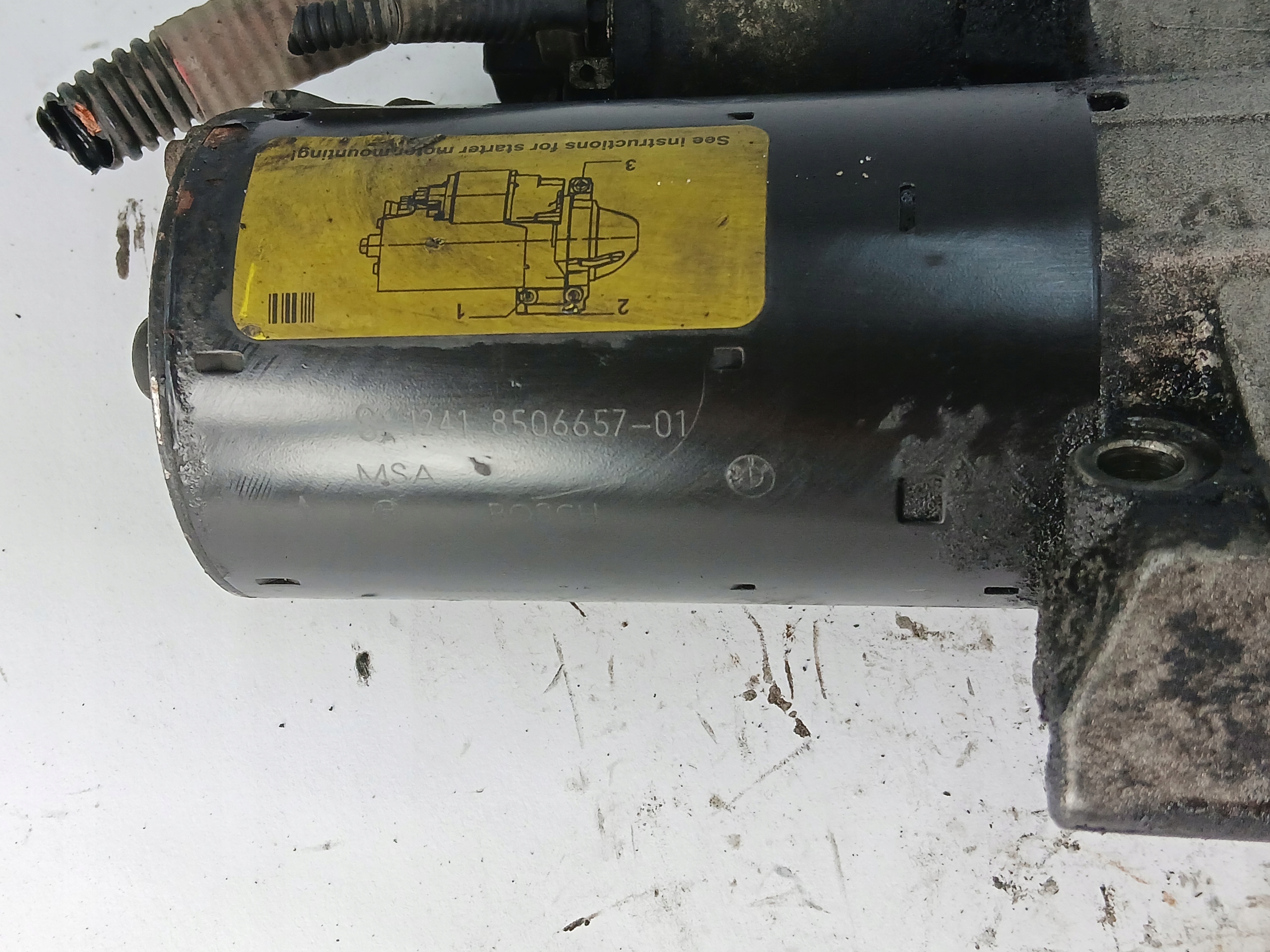 BMW E90 E91 E87 E84 2.0 D starter 8506657 N47D20C