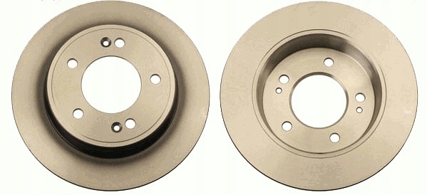 2× Tarcza hamulcowa TRW DF6627
