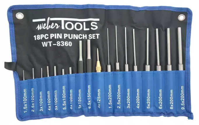 НАБІР ПРОБІЙНИКІВ І ПРОБІЙНИКІВ 18 ШТ.