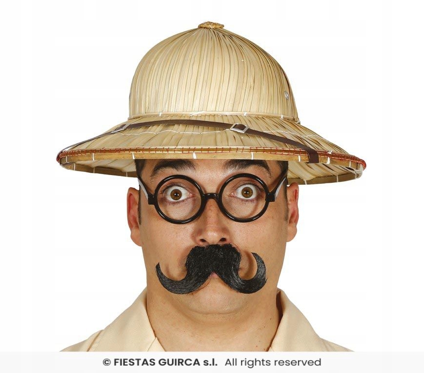 Kapelusz Safari Podróżnika Słomkowy