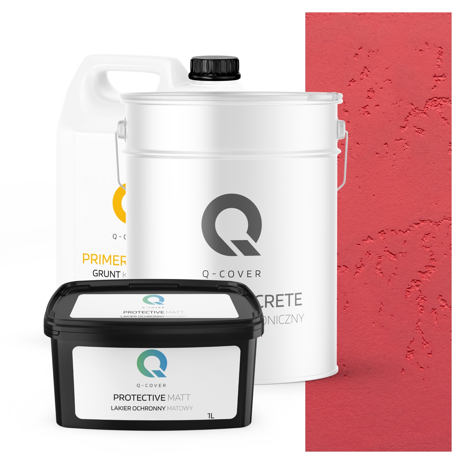 Architektonický Vnitřní Beton Set Růžový H3631 19kg Komplet 10m2