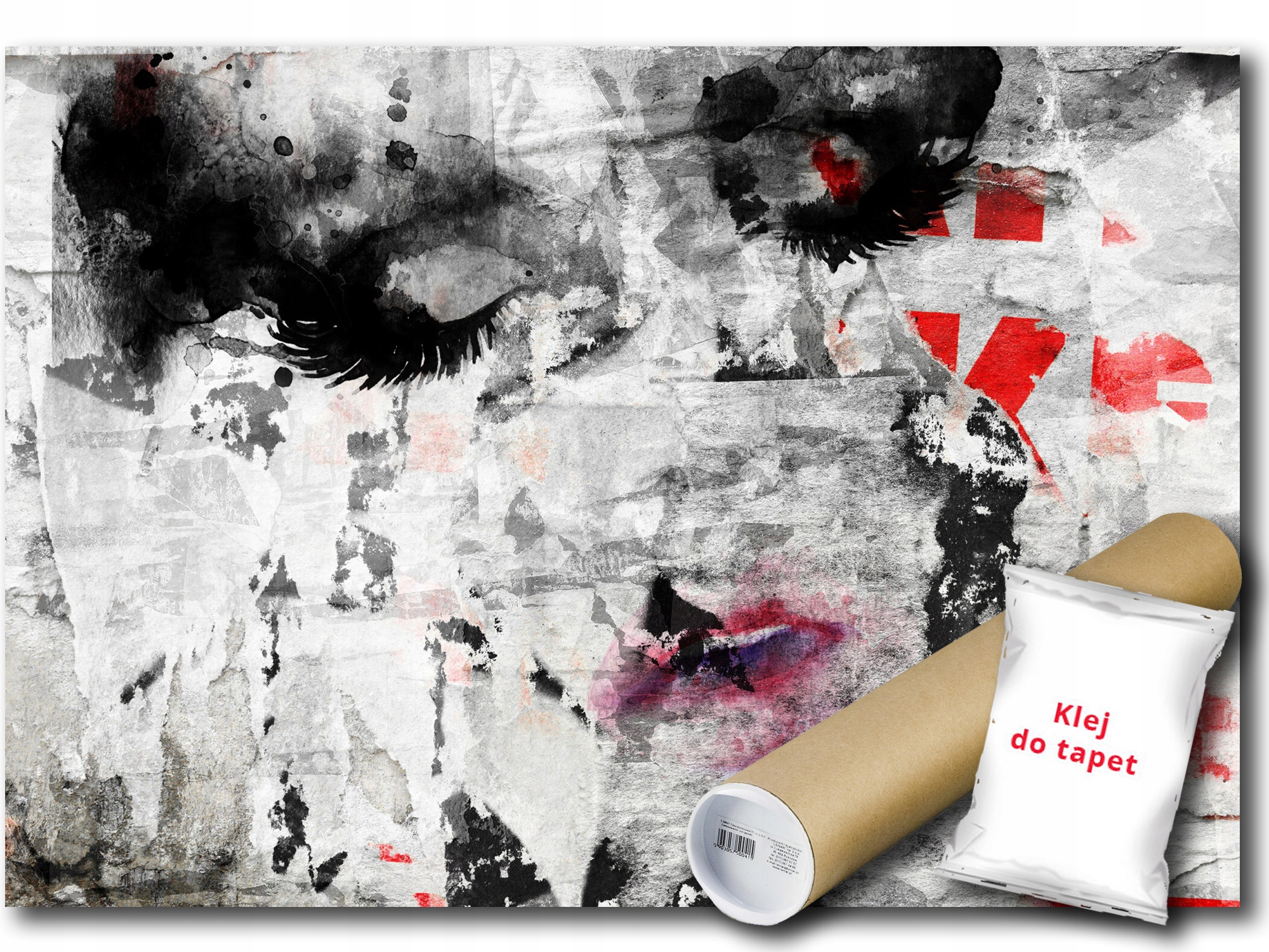 Fototapeta Flizelina Graffiti Mur Tvár 368x254