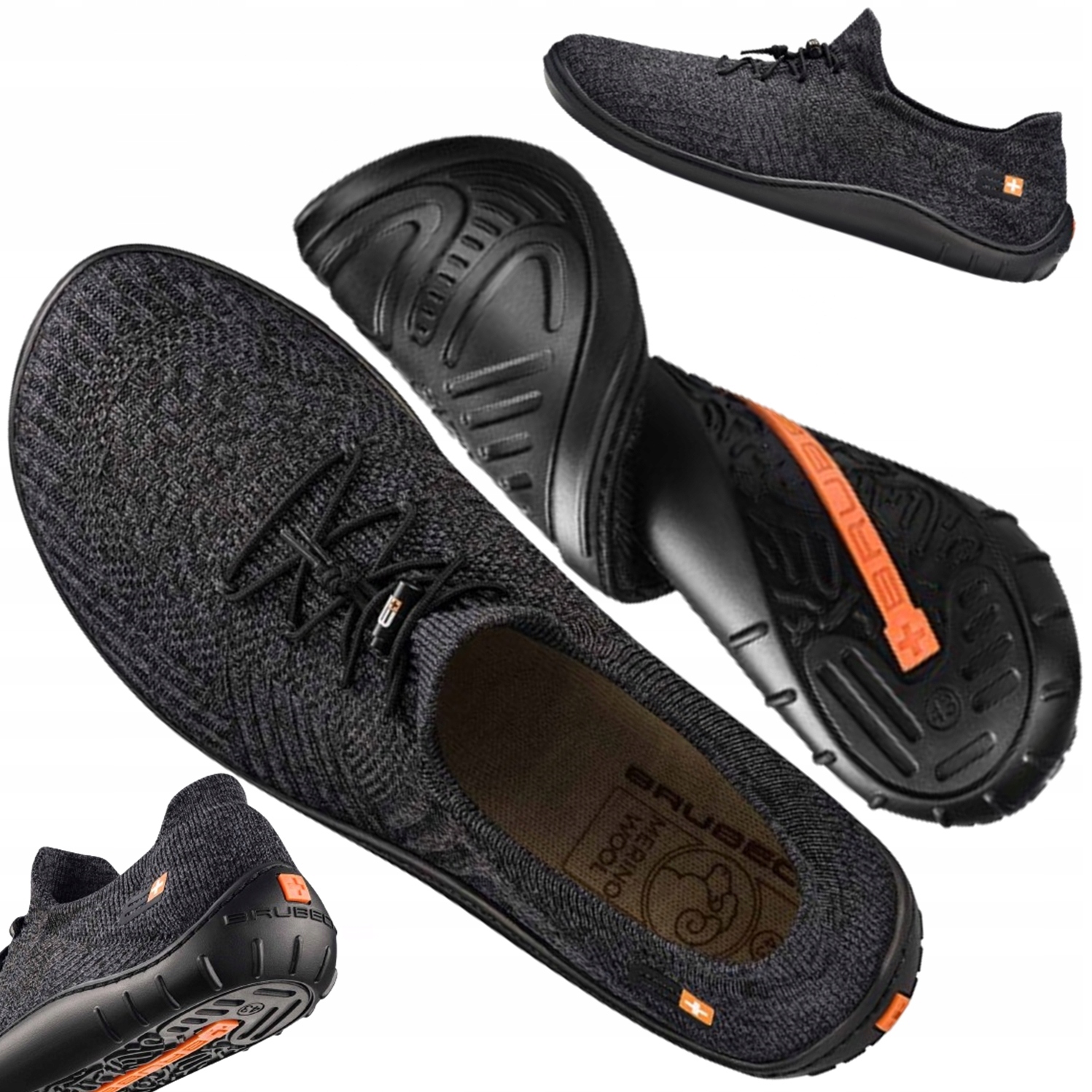 Buty Barefoot Męskie 42 Brubeck Merino Wełniane Polski Produkt