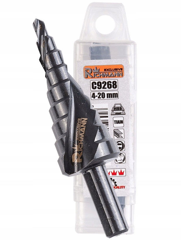 

Wiertło Stopniowe Spiralne 4-20MM Richmann C9268