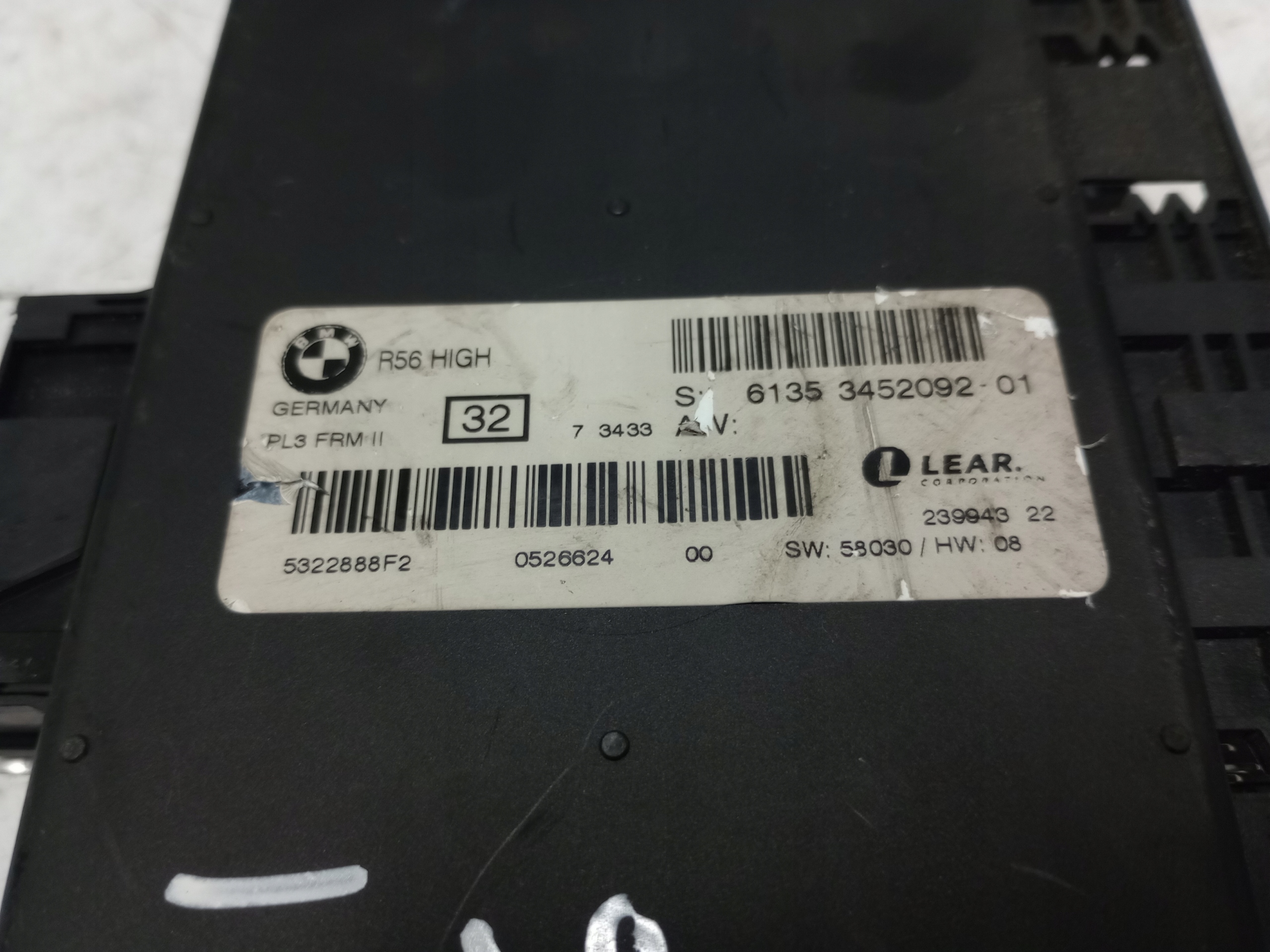 MINI R56 MODUŁ KOMFORTU 3452092 EUROPA Producent części Mini OE