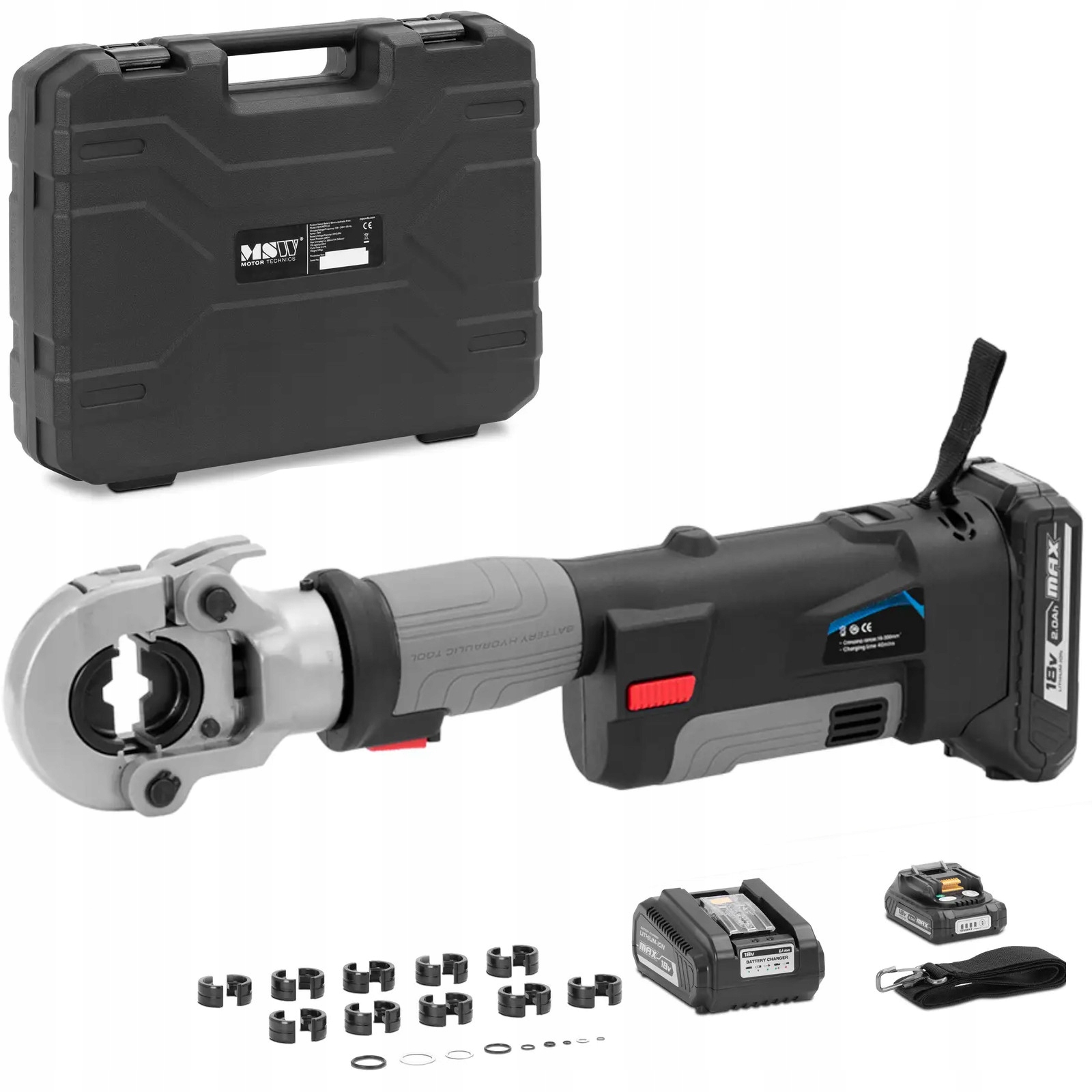 Akumulátorová lisovačka káblov 16-300 mm2 60 kN